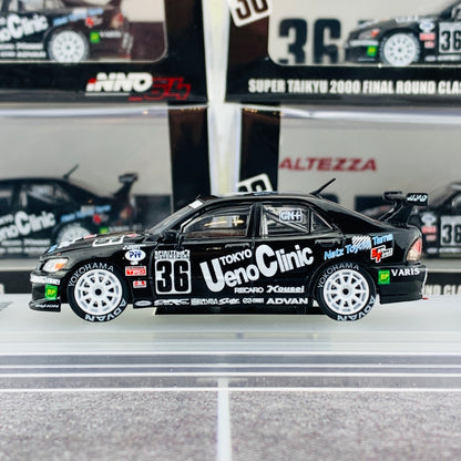 INNO64 1/64 TOYOTA ALTEZZA #36 "UENO CLINIC TOM'S"  Super Taikyu 2000 Final Round Class Winner IN64-RS200-UCST