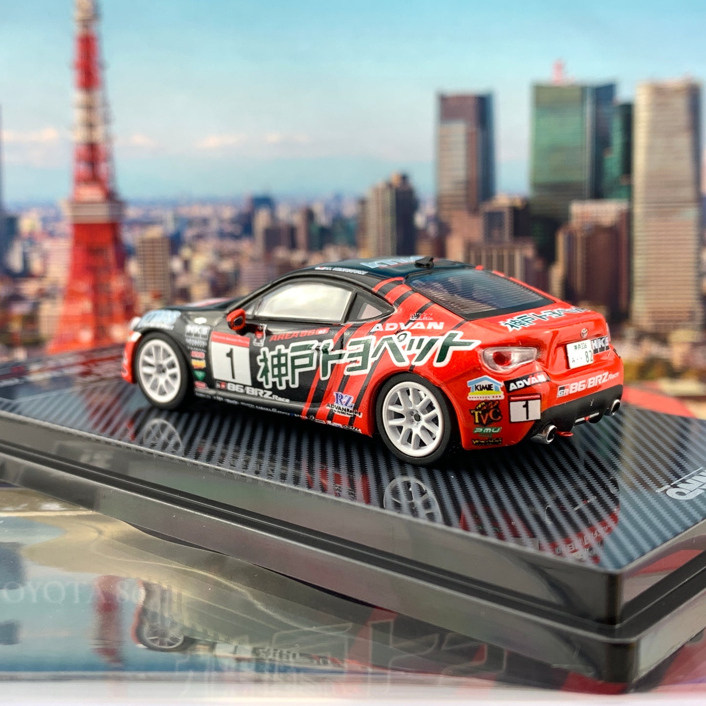 INNO64 1/64 TOYOTA GT86 #1 "ADVAN" GAZZO RACING 86/BRZ Race 2016 IN64-GT86-AD