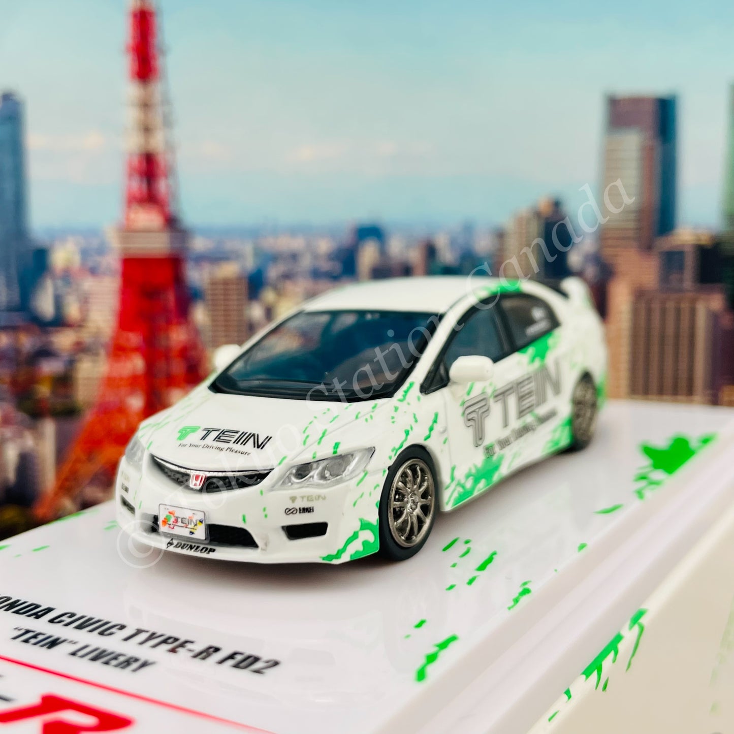 INNO64 1/64 HONDA CIVIC TYPE-R FD2 "TEIN" Livery IN64-FD2-TEIN