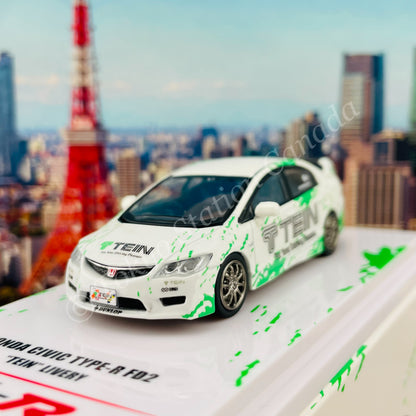 INNO64 1/64 HONDA CIVIC TYPE-R FD2 "TEIN" Livery IN64-FD2-TEIN