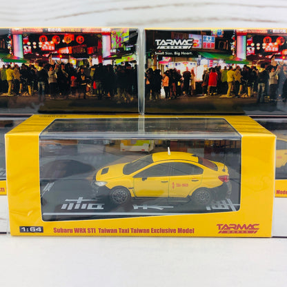 Tarmac Works 1/64 Subaru WRX STI Taiwan Taxi Limited to 1296 pcs T64-016-TA
