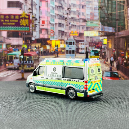 Tiny 微影 166 Mercedes-Benz Sprinter (SJ 23) Hong Kong St. John Ambulance ATC64623