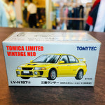 Tomica Limited Vintage Neo Mitsubishi Lancer Evolution V GSR Yellow (1998) LV-N187a