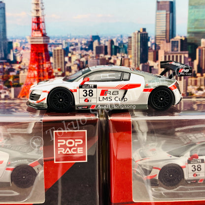 POPRACE 1/64 Audi R8 LMS No.38 Macau GT Cup 2013 Marchy Lee PR64-R8UL-13MGC38