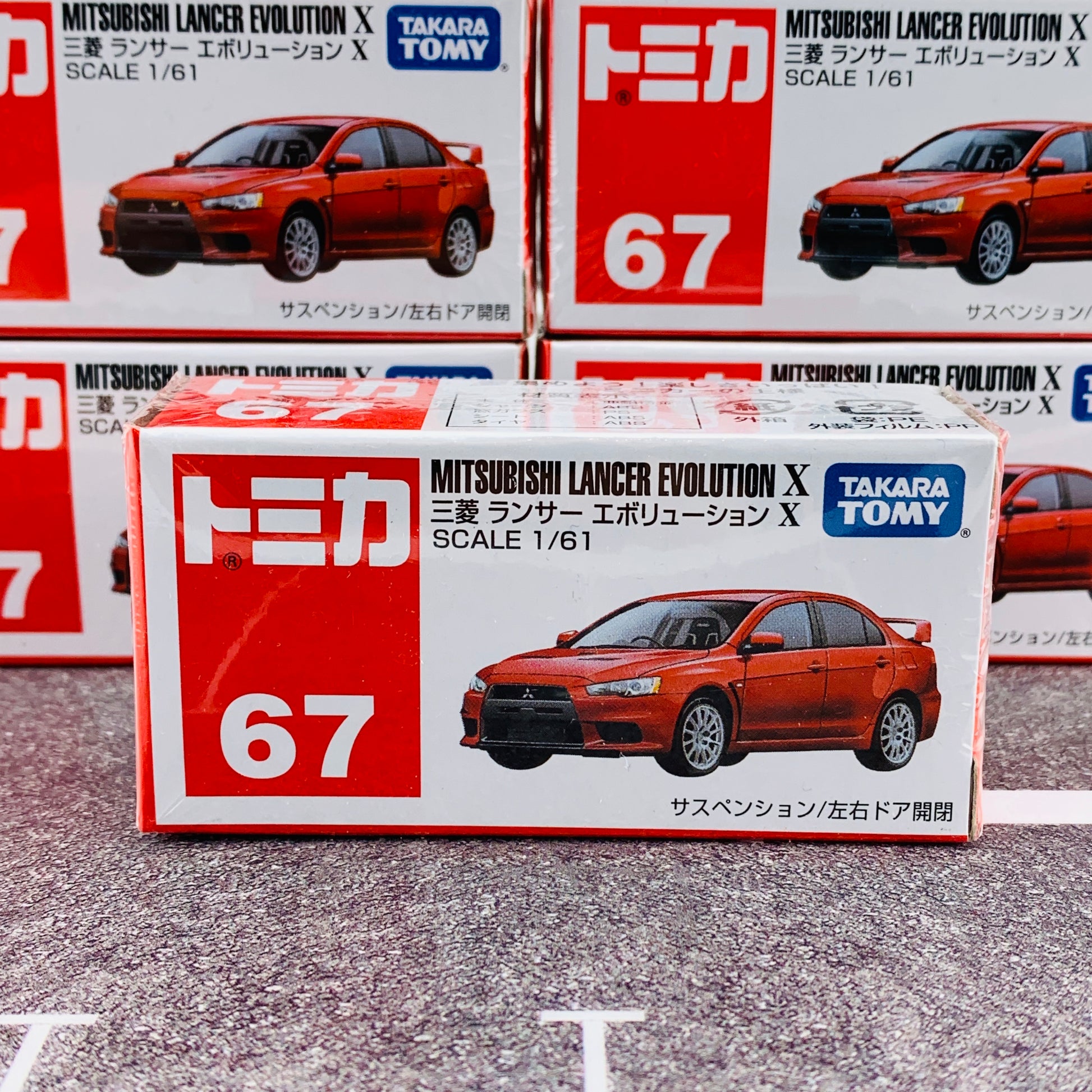 TOMICA 67 Mitsubishi Lancer Evolution X
