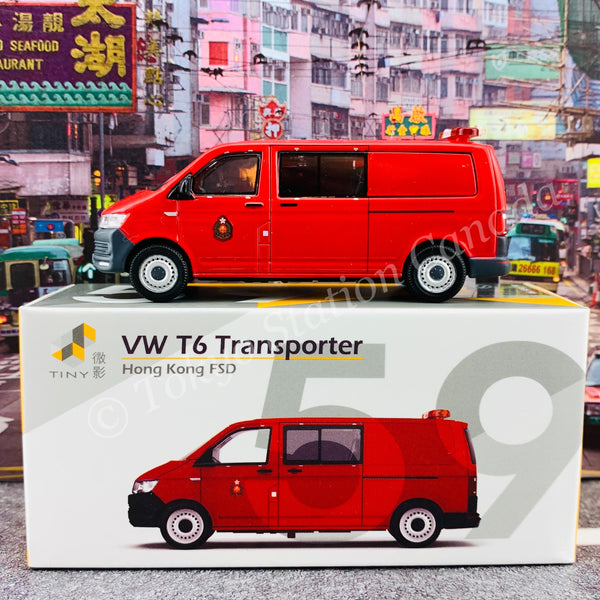 Tiny 微影 59 Volkswagen T6 Transporter Hong Kong FSD 香港消防 ATC65263