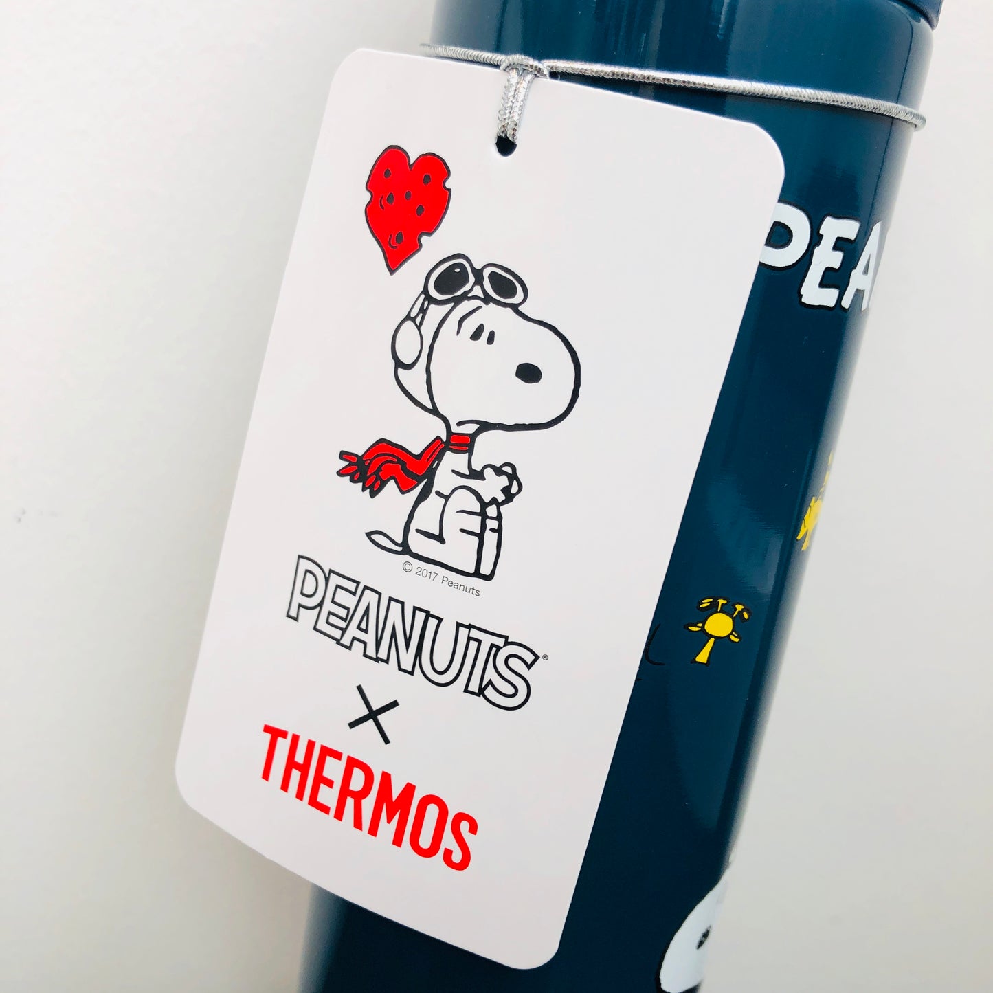Thermos Japan x Peanuts Vaccum Insulated Bottle 0.4L Navy Blue JNI-401PL (NV)