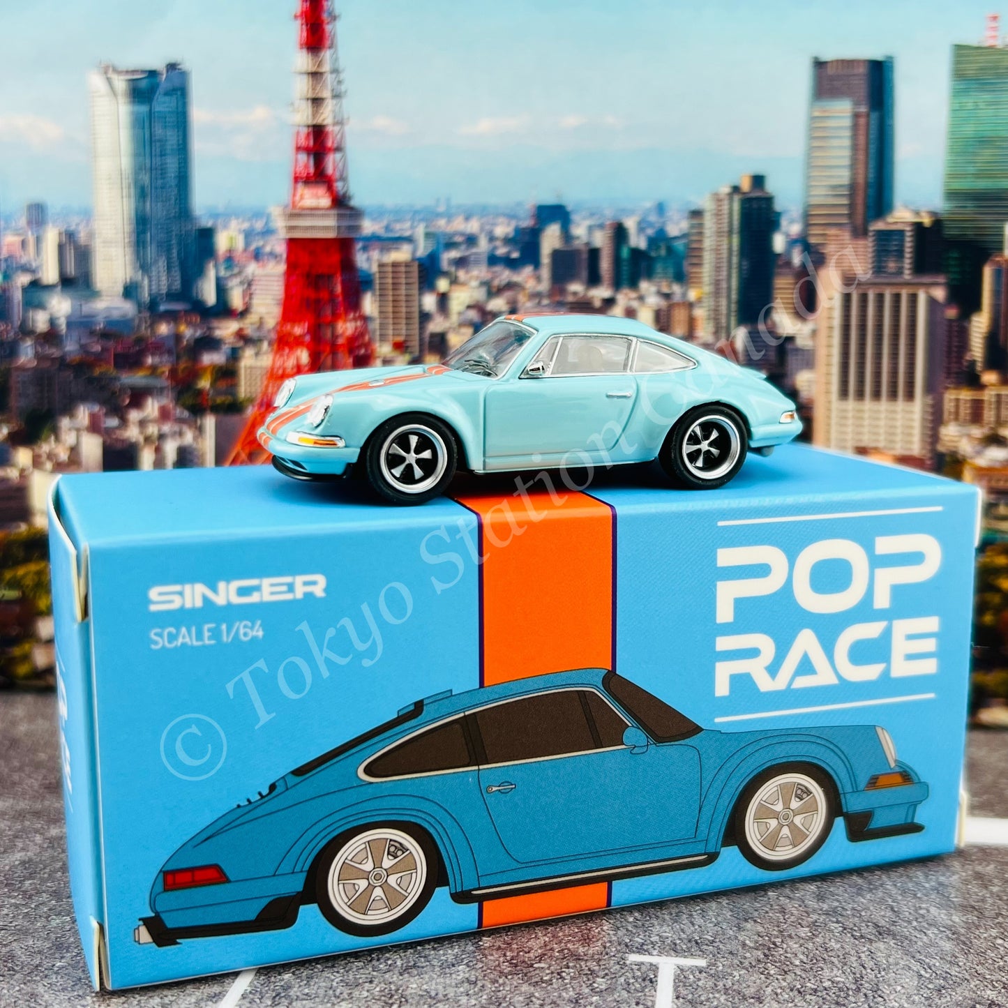 POPRACE 1/64 Singer 911 (964) GULF