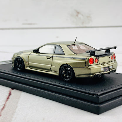 Ignition Model 1/43 Nissan Skyline GTR Mine's R34 Millennium Jade IG1813