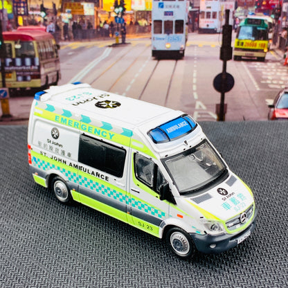 Tiny 微影 166 Mercedes-Benz Sprinter (SJ 23) Hong Kong St. John Ambulance ATC64623