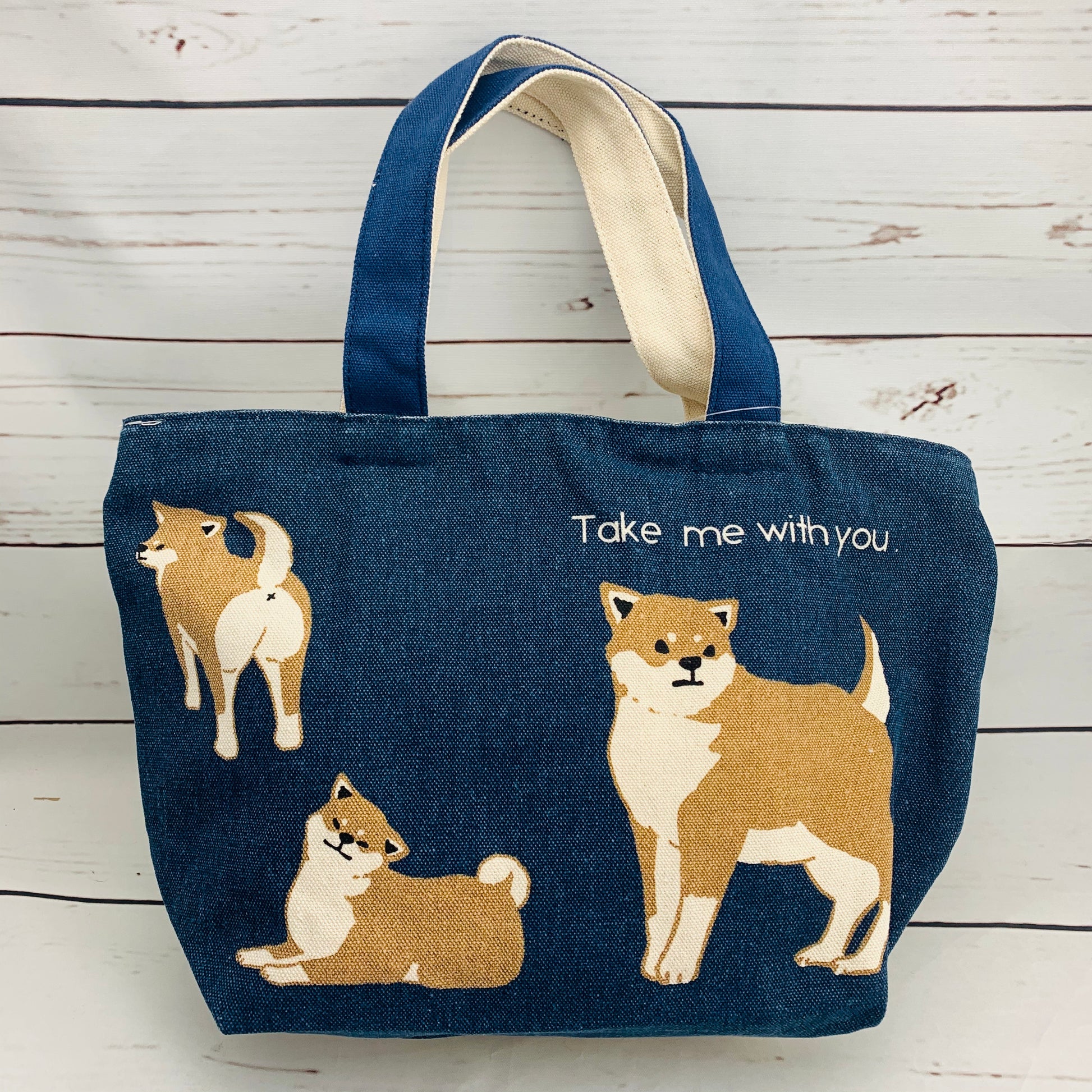 Mini Tote Bag with Zipper by Mintinn 23042