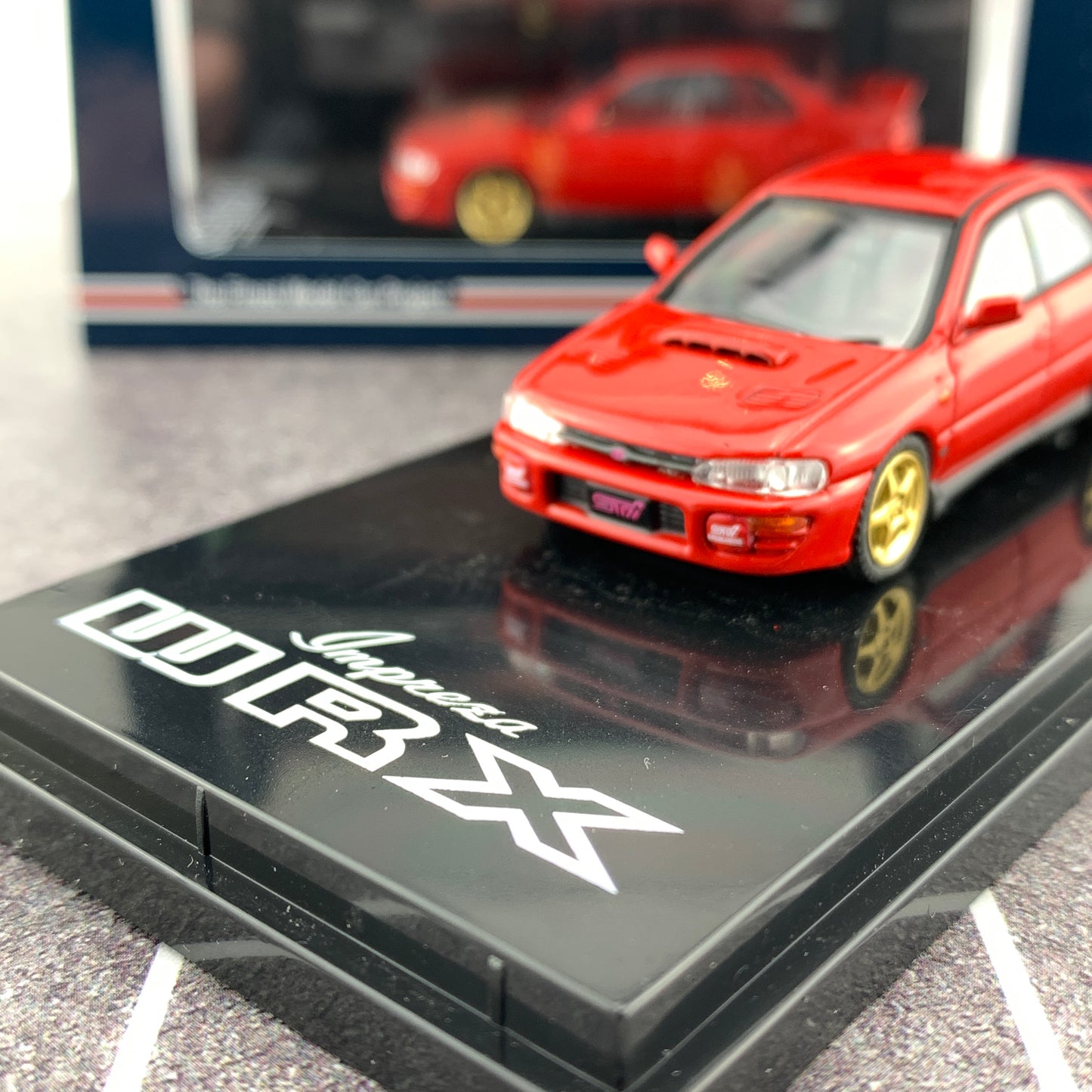 Hobby Japan 1/64 Subaru Impreza WRX GC8 STi Verion II Active Red HJ641013SR