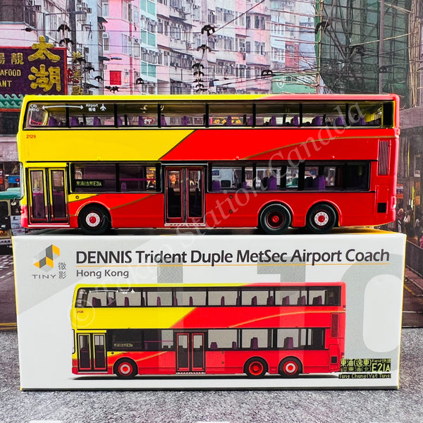 TINY 微影 L10 DENNIS Trident Duple MetSec Airpot Coach (Tung Chung Yat Tung E21A 東涌逸東) (Scale 1/110) ATC65191