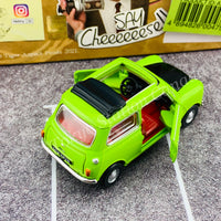 TINY 微影 Mr Bean's MINI Set ( Sunroof open Mini cooper + Mr Bean's Figure with suitcase) LHD ATBS018