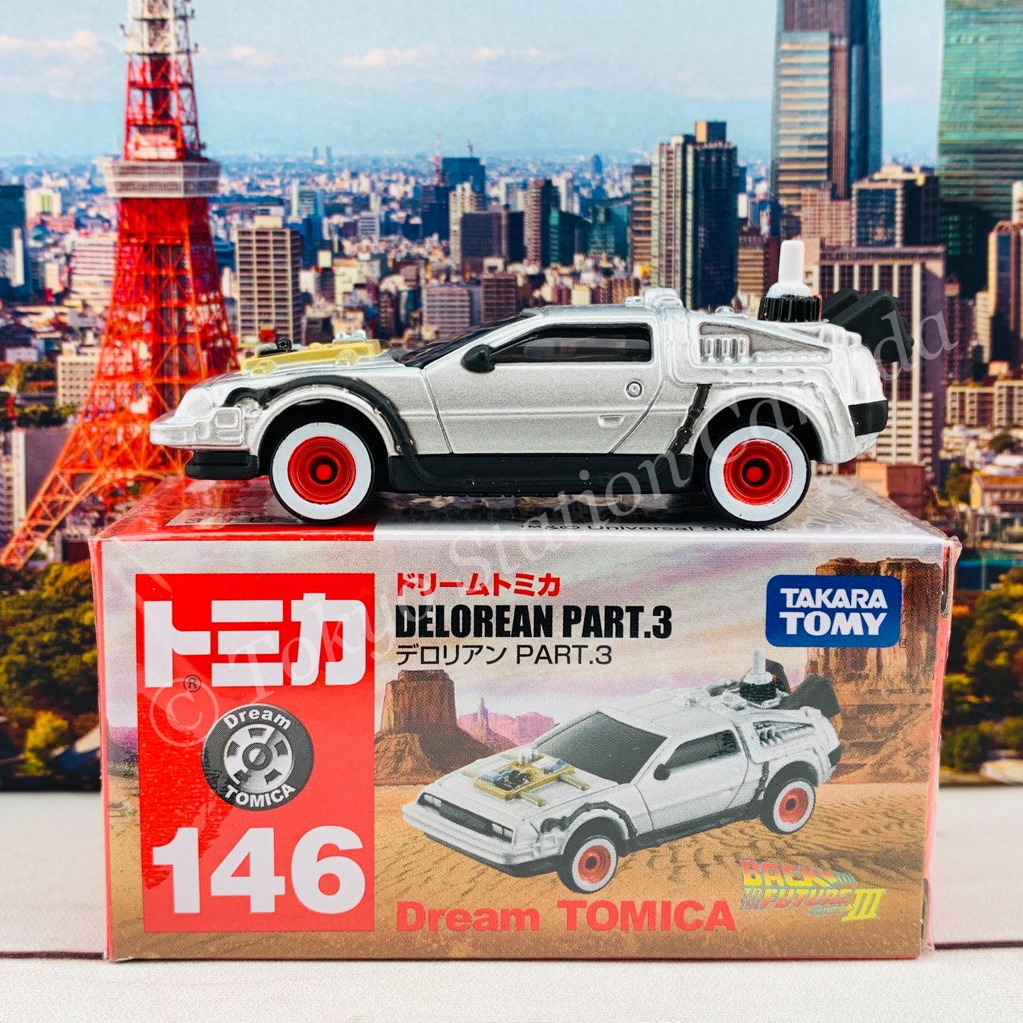 Dream Tomica 146 DeLorean Part 3 "Back To Future"