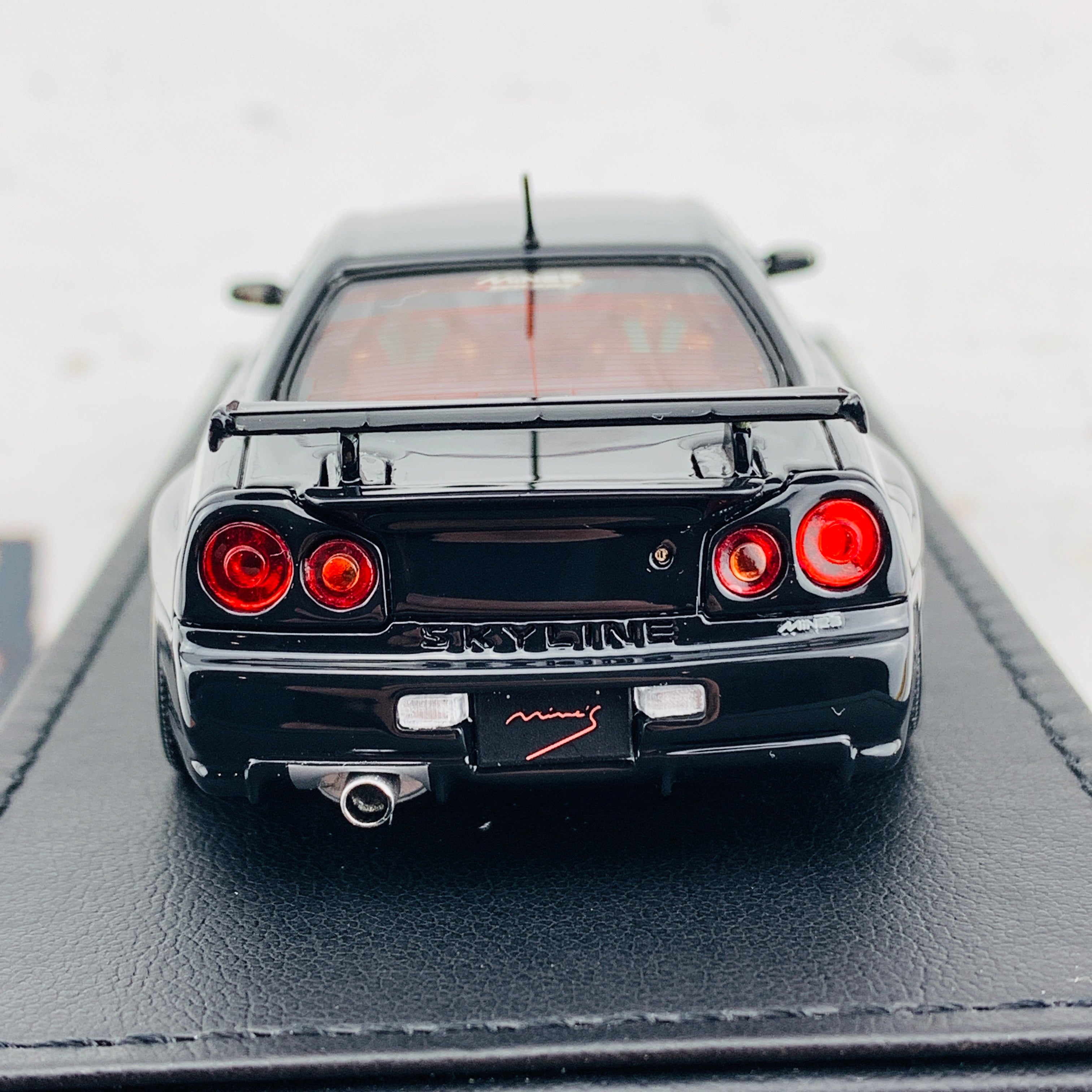 Ignition Model 1/43 Nissan Skyline GTR Mine's R34 Black IG1815