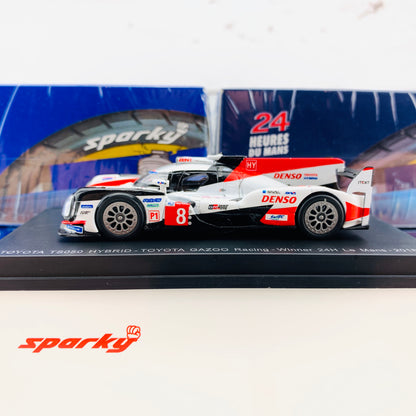 Sparky 1/64 TOYOTA TS050 HYBRID NO.8 TOYOTA GAZOO RACING WINNER 24H LE MANS 2018 S. BUEMI - K. NAKAJIMA - F. ALONSO Y133