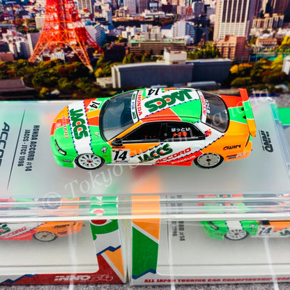 INNO64 1/64 HONDA ACCORD CD6 #14 JACCS JTCC 1996 IN64-CD6-JA96