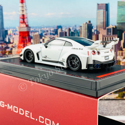 Ignition Model 1/64 LB-Silhouette WORKS GT Nissan 35GT-RR Matte Pearl White IG2380