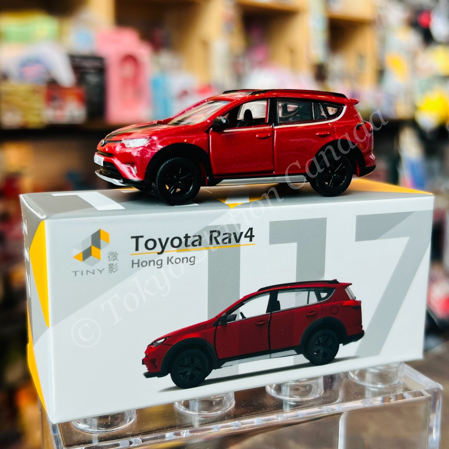 TINY 微影 117 Toyota Rav4 Red RHD ATC65073