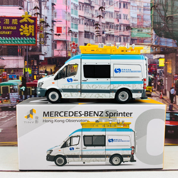 Tiny 微影 40 Mercedes-Benz Sprinter Hong Kong Observatory Radiation Monitoring Vehicle 天文台幅射巡偵車 ATC64800
