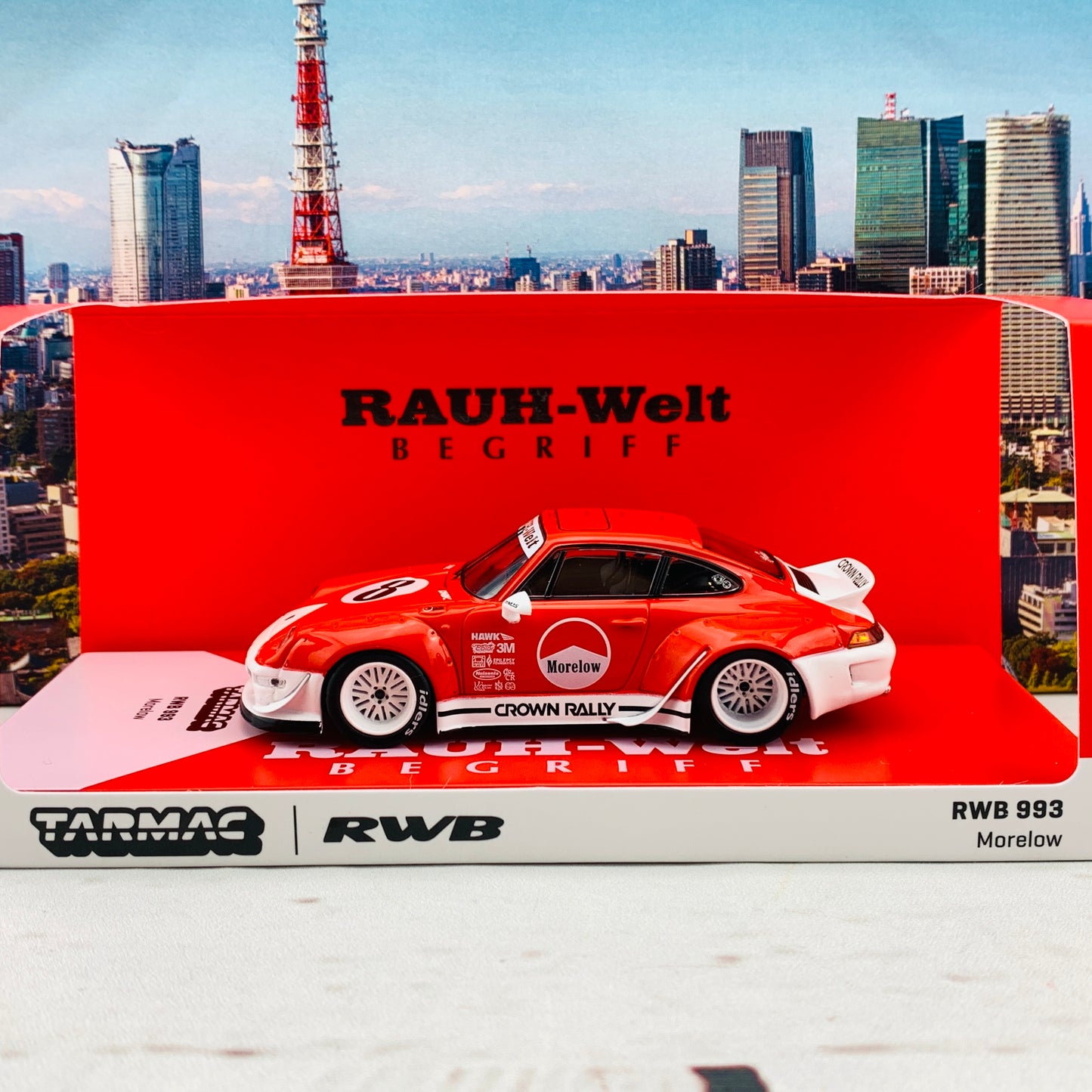 Tarmac Works 1/43 RWB 993 Morelow - MiniCar Fest Hong Kong Special Edition - HOBBY43 T43-014-ML
