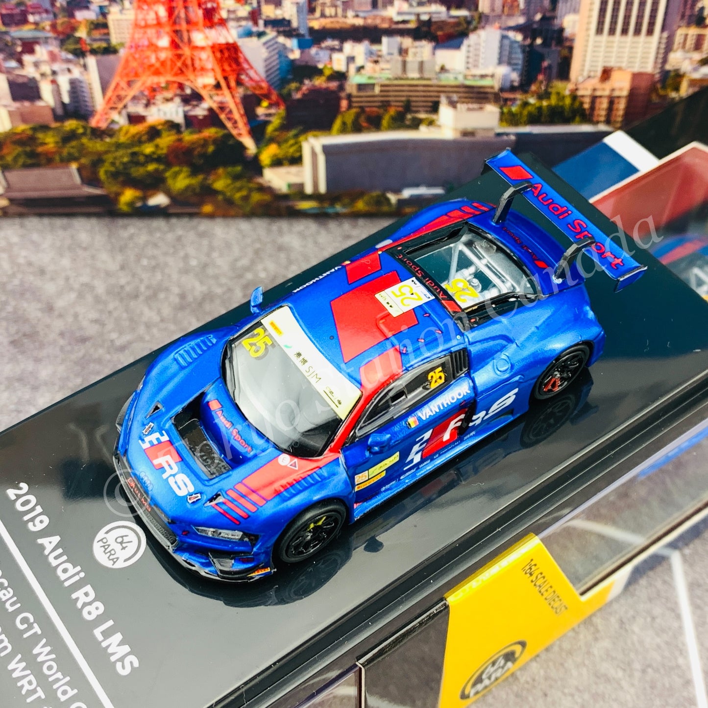 PARA64 1/64 Audi R8 LMS 2019 - 2019 FIA Macau GT Team WRT Vanthoor #25 PA-55255
