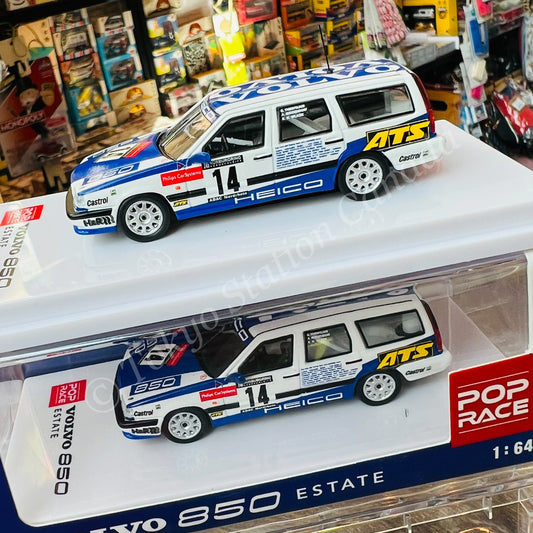 POP RACE 1/64 Volvo 850 Estate 24h Nurburgring 1995 Heico Motorsport #14 PR64-850-95N2414