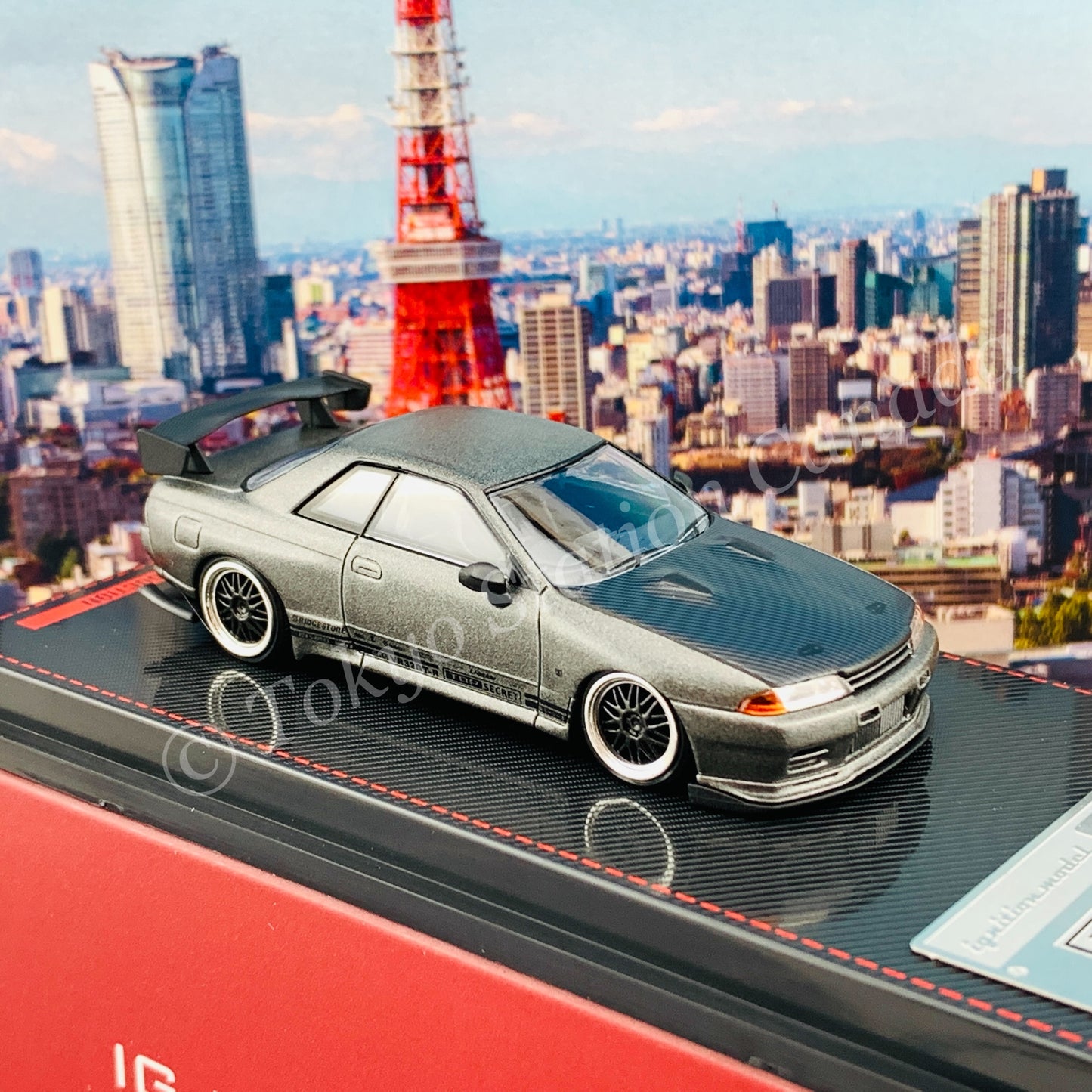 Ignition Model 1/64 TOP SECRET GT-R (VR32) Titanium Gray IG2394