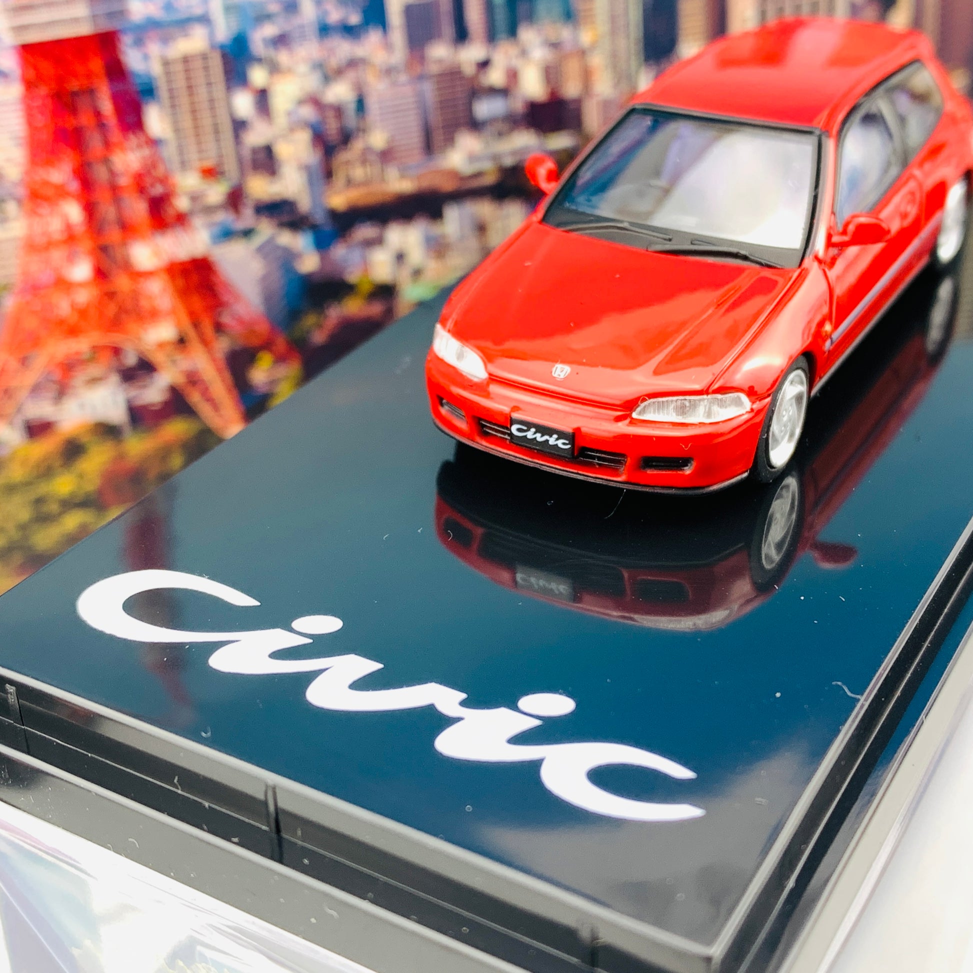 HOBBY JAPAN 1/64 Honda Civic EG6 SIR-II MILANO RED HJ641017AR