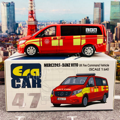 ERA CAR 1/64 Mercedes-Benz Vito UK Fire Command Vehicle MB20VITRN47