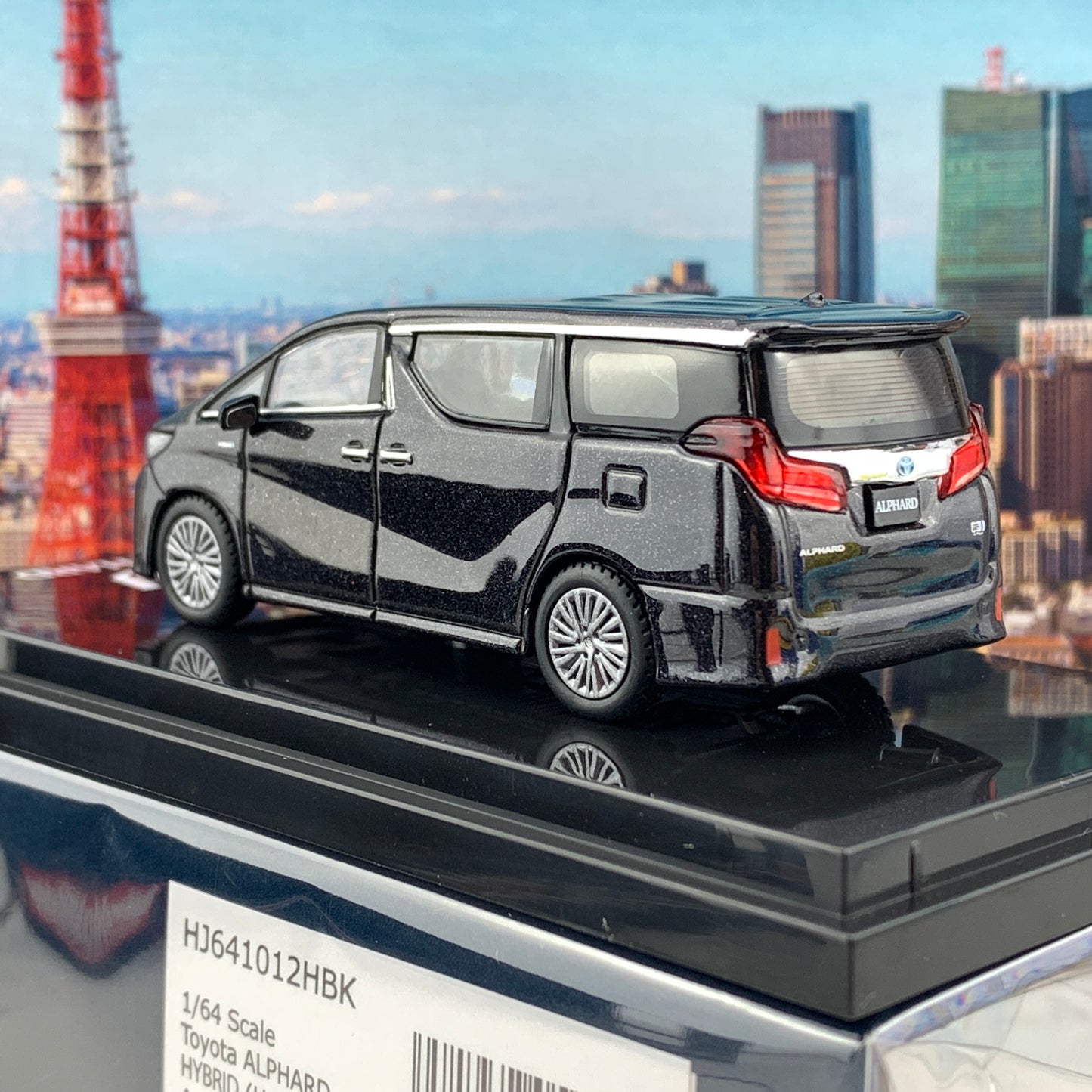 HOBBY JAPAN 1/64 Toyota ALPHARD HYBRID (H30W) AERO TYPE Sparkling Black HJ641012HBK