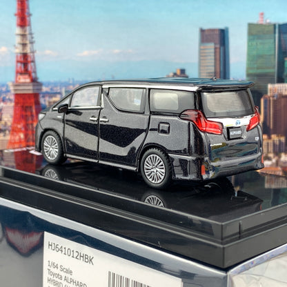 HOBBY JAPAN 1/64 Toyota ALPHARD HYBRID (H30W) AERO TYPE Sparkling Black HJ641012HBK