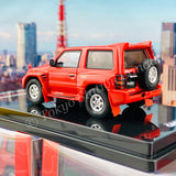 INNO64 1/64 MITSUBISHI PAJERO EVOLUTION Red With Extra Wheels IN64-EVOP-RED