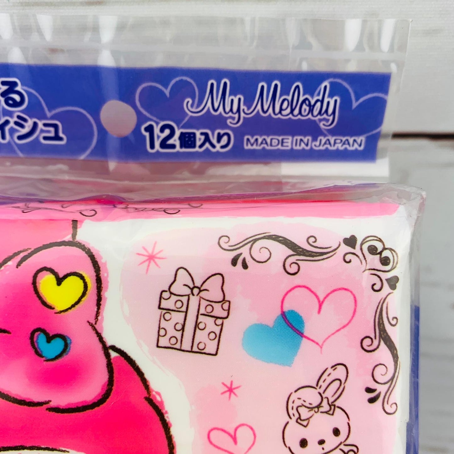 Hayashi My Melody Pocket Size Tissue x 12 Packs