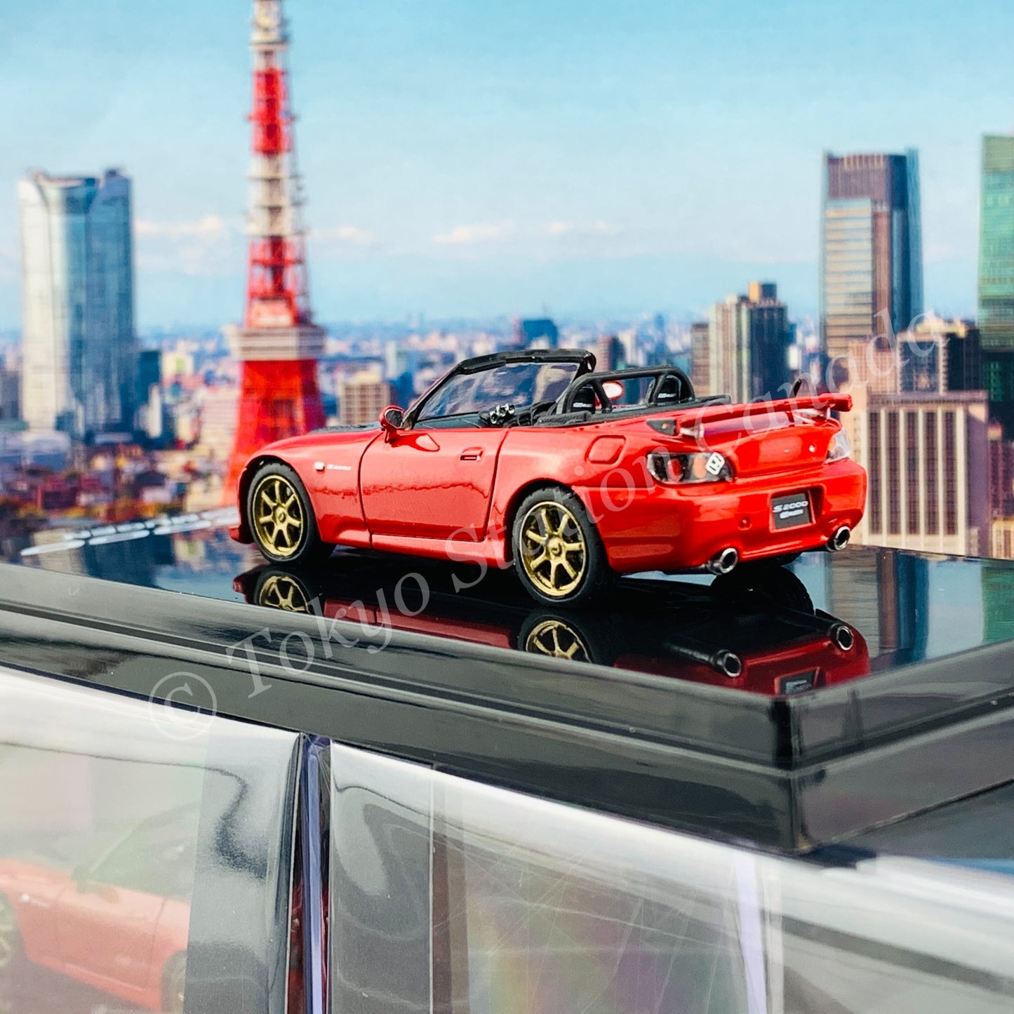 HOBBY JAPAN 1/64 Mugen S2000 New Formula Red HJ641020MR