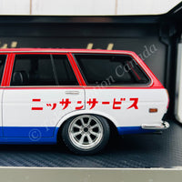 Ignition Model 1/18 Datsun Bluebird 510 Wagon Red/White/Blue IG2221