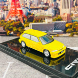 HOBBY JAPAN 1/64 Honda CIVIC (EF9) SiR Ⅱ Customized Version Yellow HJ641031CY