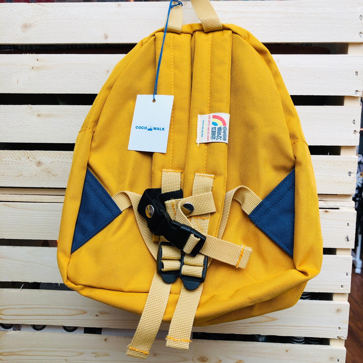 COCO WALK Kid Backpack YELLOW A-180901-MA