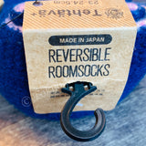 Tehtava Reversible Roomsocks - Navy Blue (Made in Japan) 0022TET092