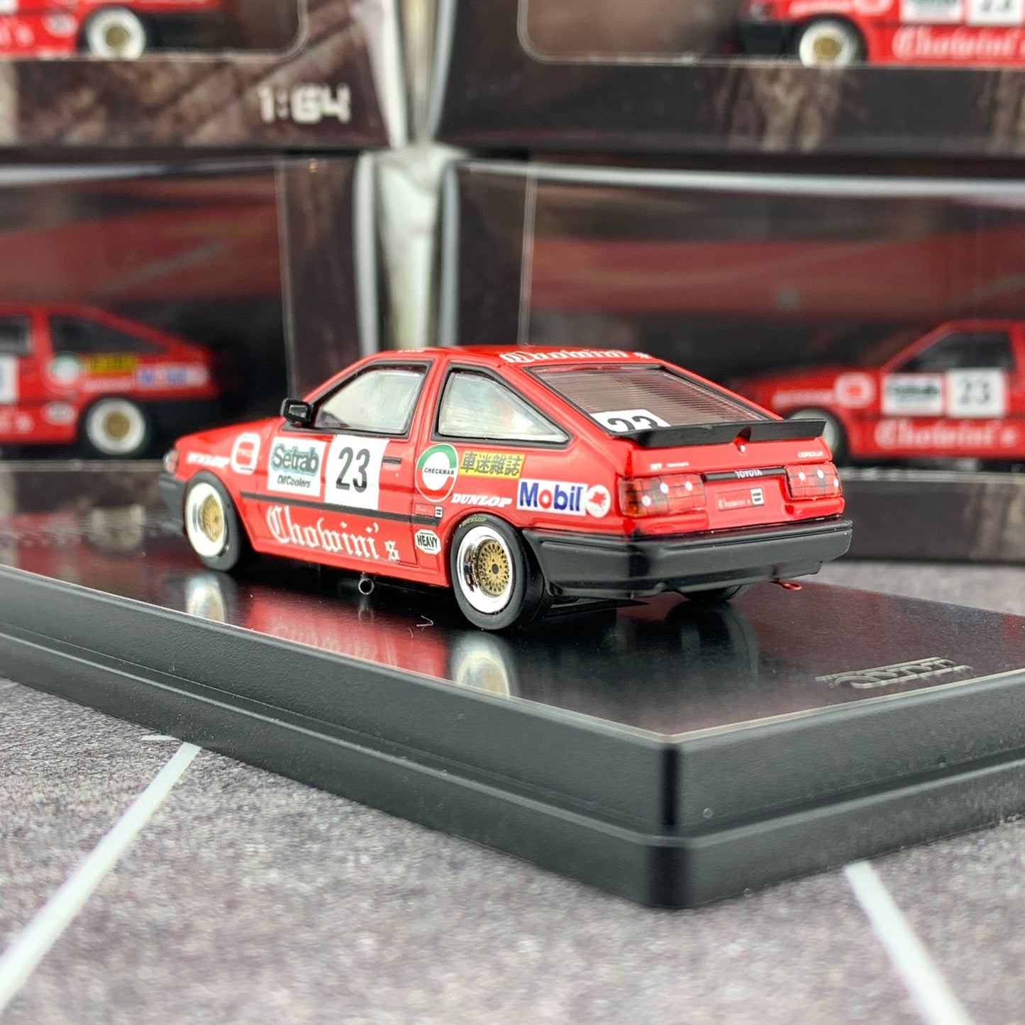 INNO64 x POPRACE Toyota Corolla Levin macau Guia Race 1994 #23 PR64-86-84M23