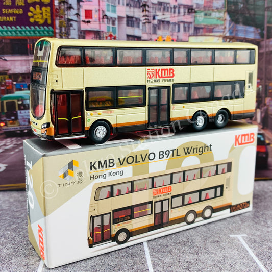 TINY 微影 120 Volvo B9TL Wright Gold (Pak Shek Kok 272A 白石角) 前衛富豪 B9TL (金色)  KMB2020107