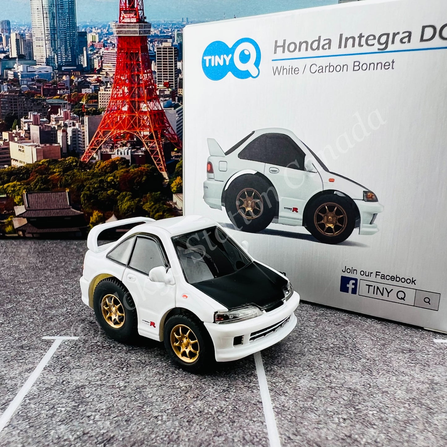 Tiny Q Pro-Series 06 Honda Integra DC2 (White/Carbon Bonnet) TinyQ-06-S3