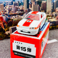 TOMICA ASSEMBLY FACTORY Nissan Skyline GTR R32 (White with Red Stripe)