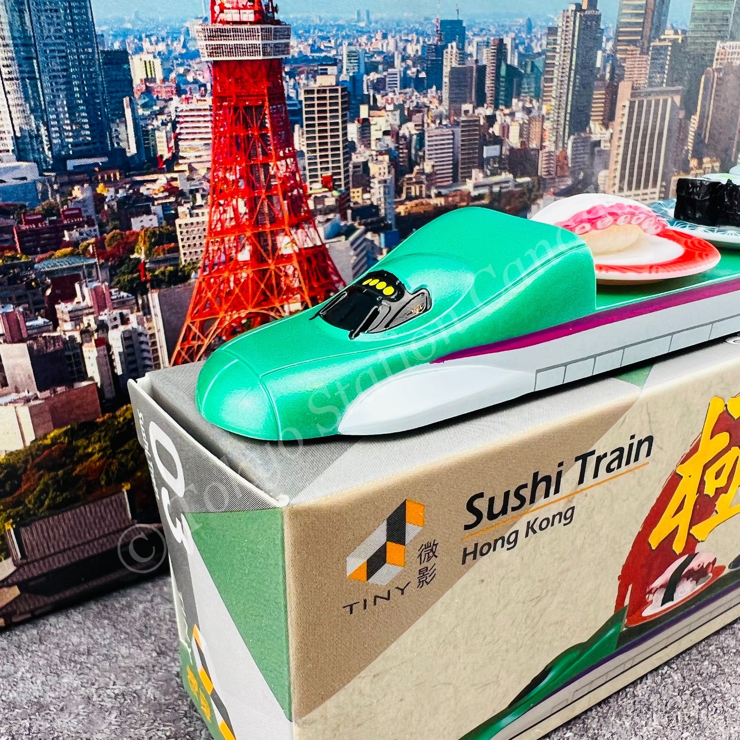 TINY 微影 03 Gokujo Sushi Train - Green STR003