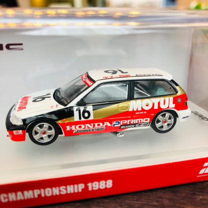 INNO64 Honda Civic EF3 Gr.A #16 Mugen Motul - JTC 1988 IN64-EF3-MOT88