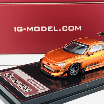 Ignition Model 1/64 Pandem Toyota 86 V3 Orange Metallic 1404