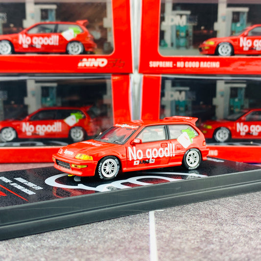 INNO64 JDM Collection HONDA CIVIC EF9 SUPREME - NO GOOD RACING IN64-EF9-JDM04