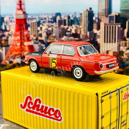 Tarmac Works x Schuco 1/64 BMW 2002  Rally Monte Carlo 1969 *** Schuco Special Edition *** T64S-007-MC69