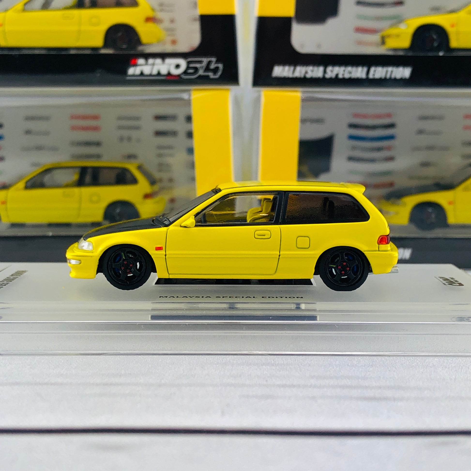 INNO64 HONDA CIVIC EF9 SiR Malaysia Special Edition IN64-EF9-YLMLS